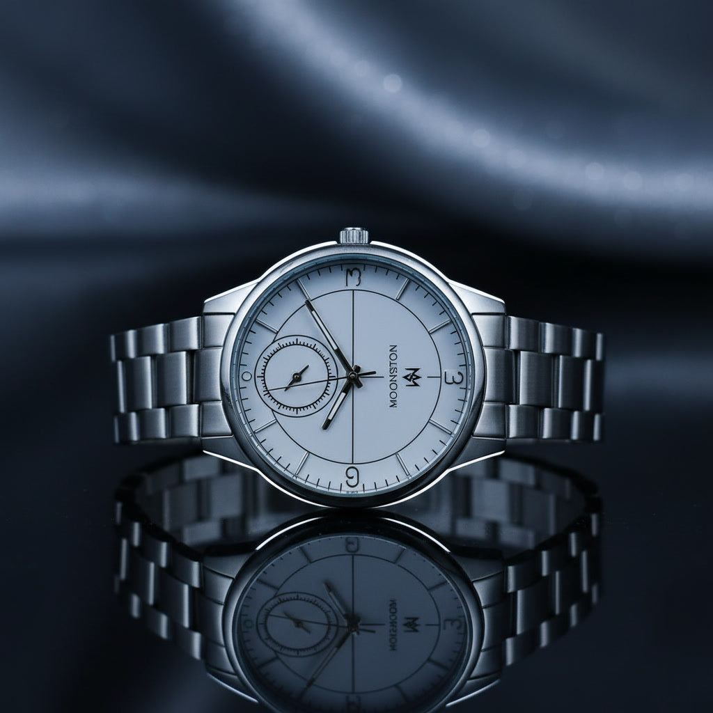 MOONSTON Maverick Silver watch