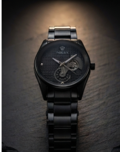 : Rolex Milgauss Noir Open-Heart Custom Men's Wristwatch