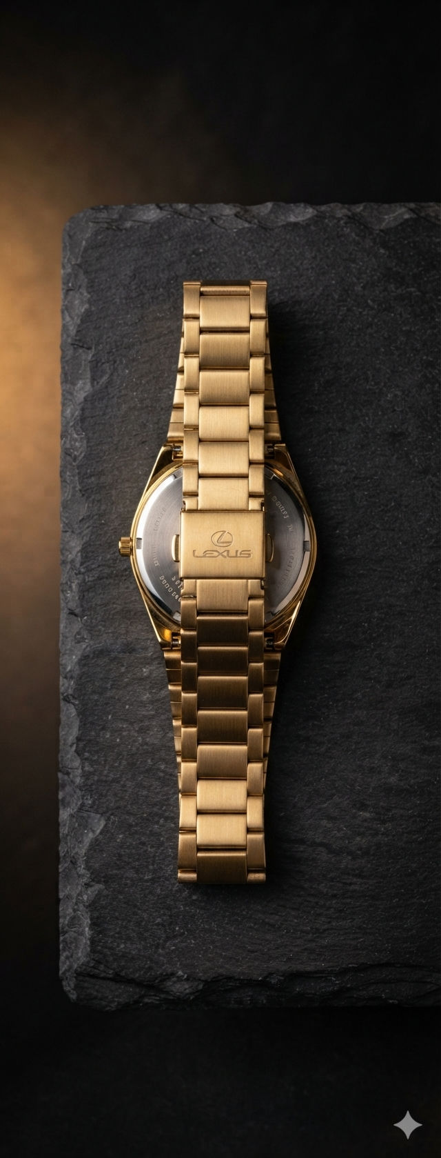 Imperial Gold Link Bracelet Dress Watch