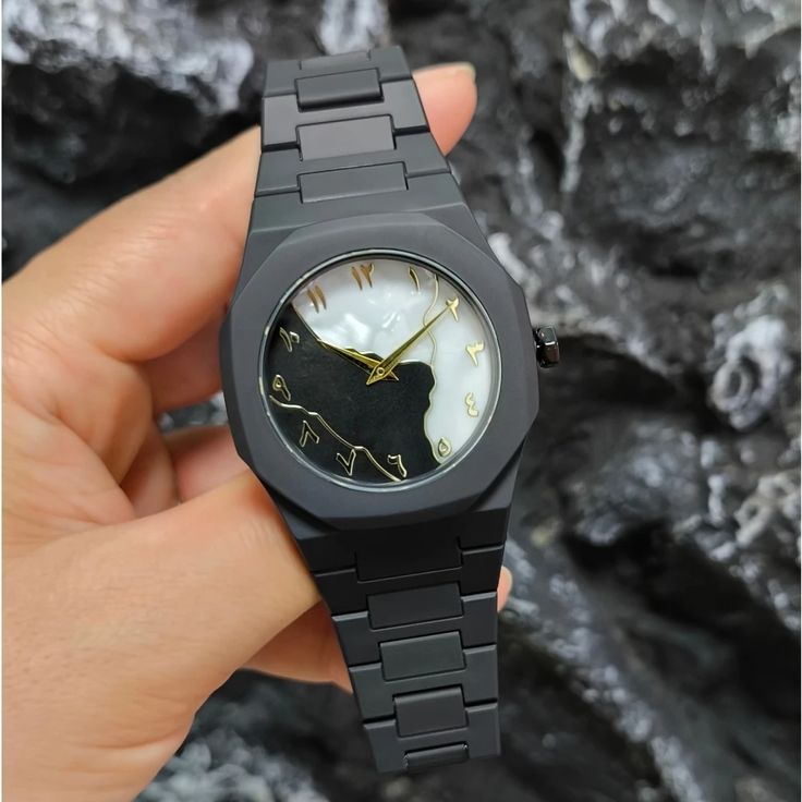High-Grade Alloy Arabic Dial Men's Waterproof Watch