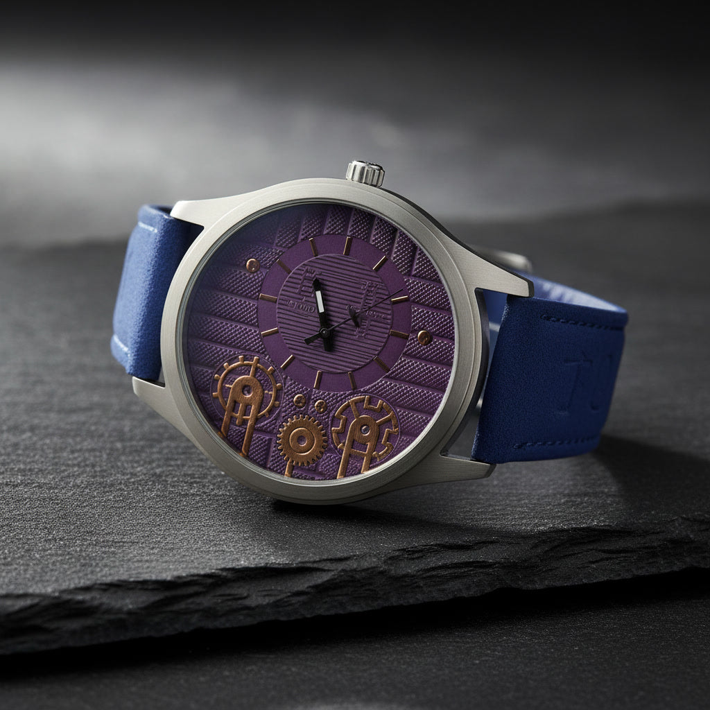The CHRONO Royal Steampunk – Royal Purple & Cobalt Blue