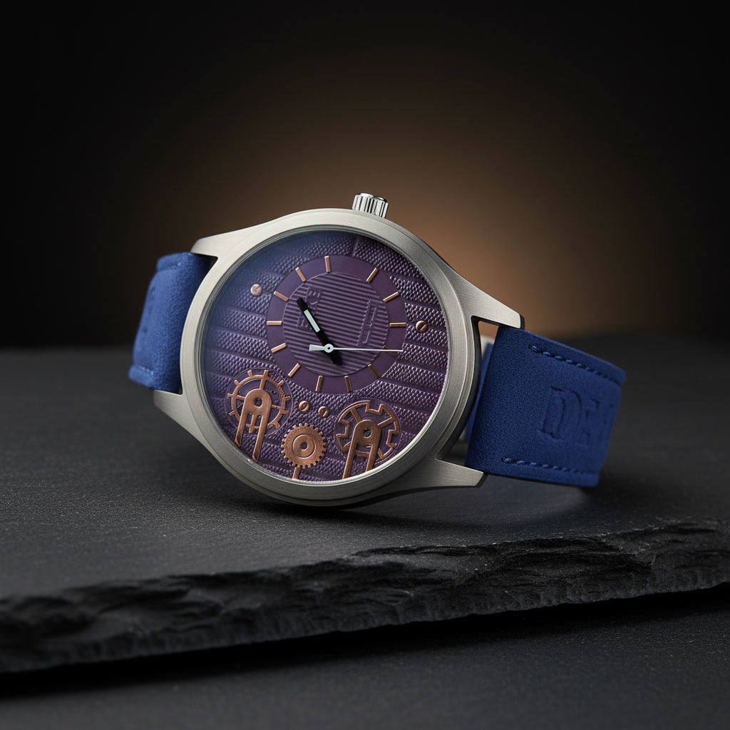 The CHRONO Royal Steampunk – Royal Purple & Cobalt Blue