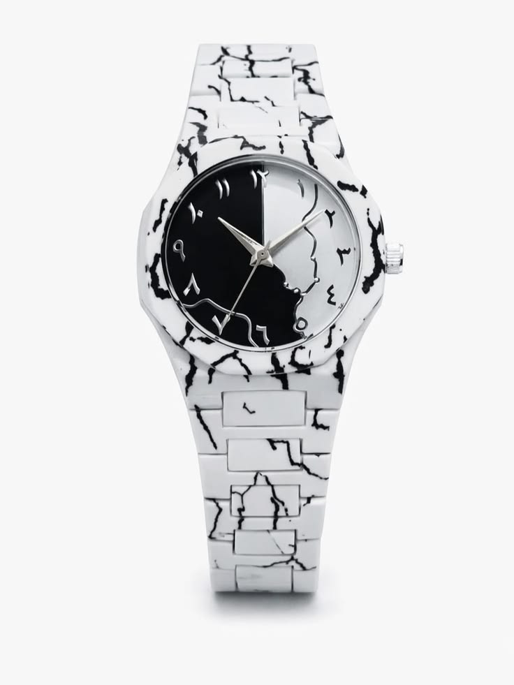 Elegant marble-style watch with a premium modern look