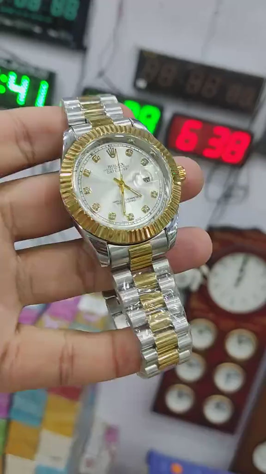 Rolex white dail