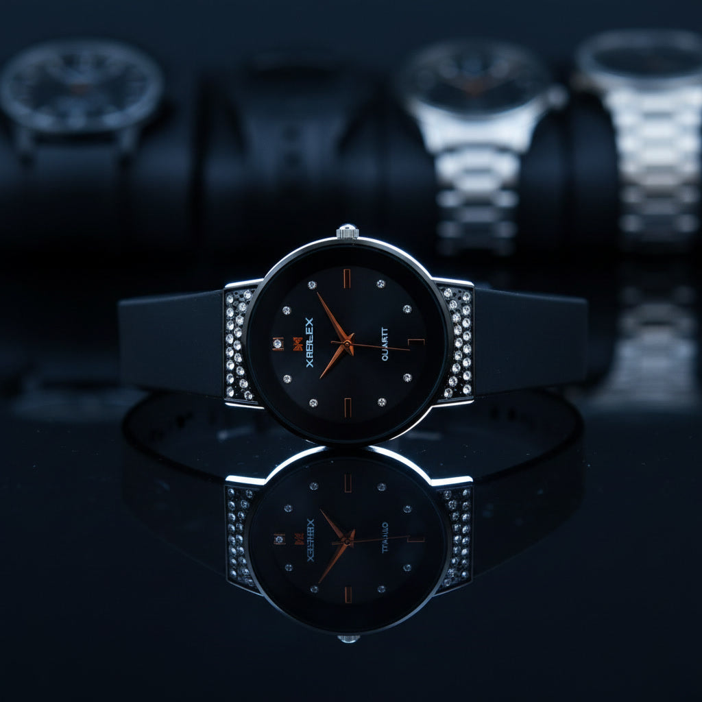 KIMIO Stellar Noir: Crystal watch
