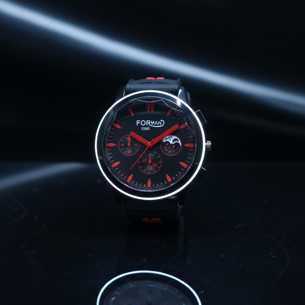 FOR MAN Crimson Eclipse watch
