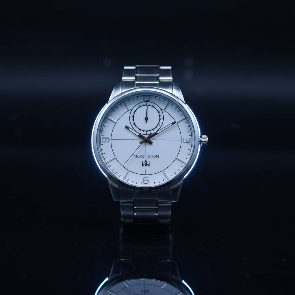 MOONSTON Maverick Silver watch