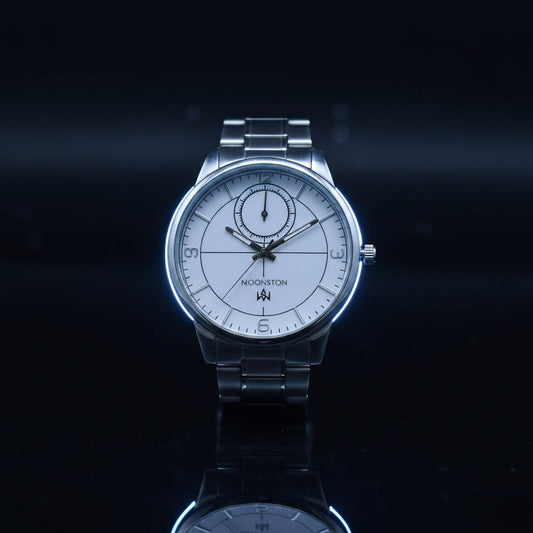 MOONSTON Maverick Silver watch