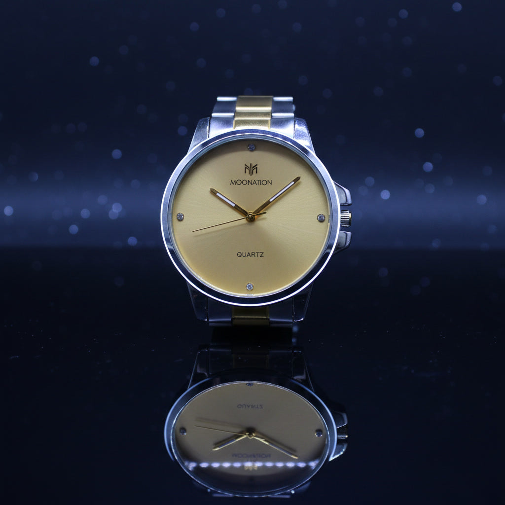 MOONSTON Aurelia Gold watch