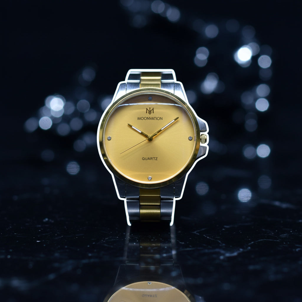 MOONSTON Aurelia Gold watch
