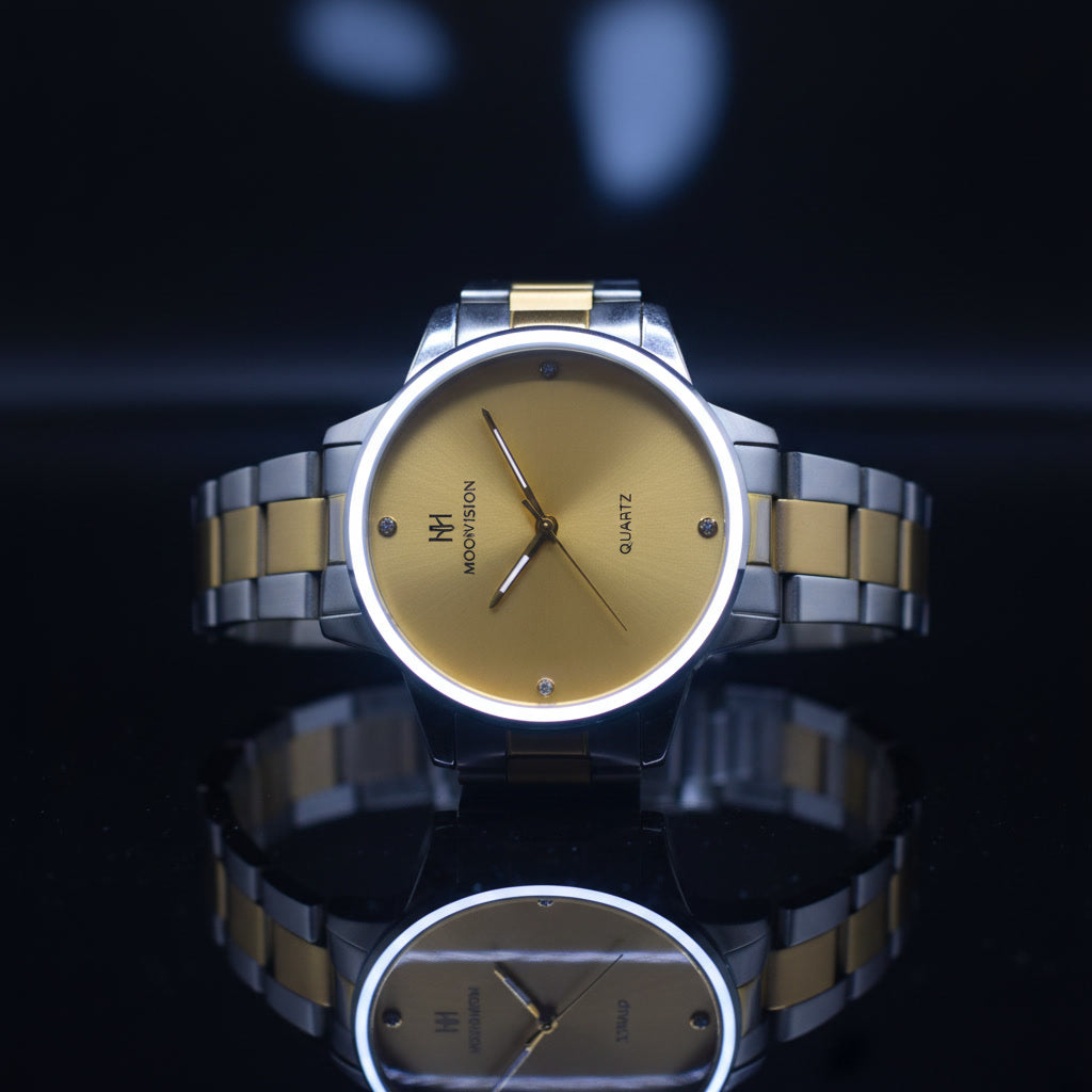 MOONSTON Aurelia Gold watch