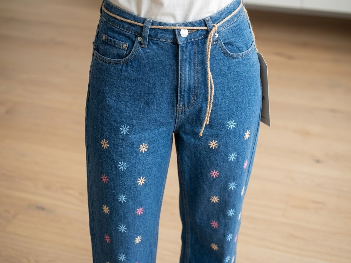 Blue ladies jeans