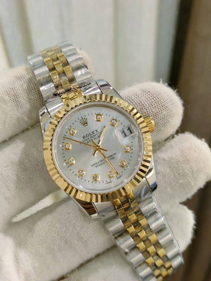 Rolex white dail