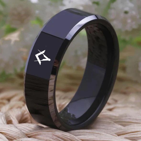 3 Black premium ring